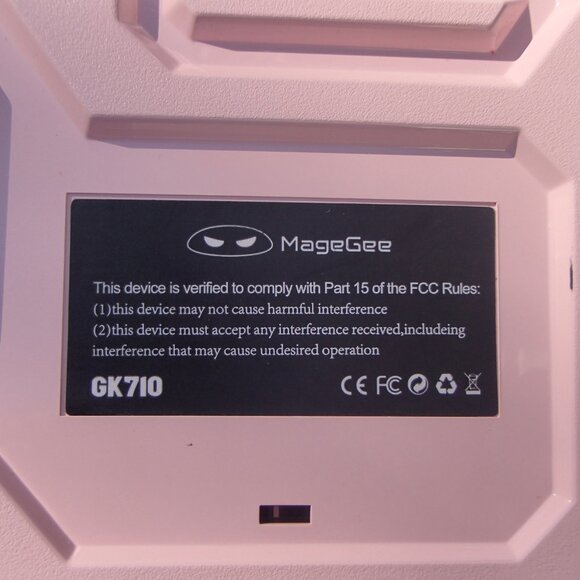 Pink Gaming Keyboard & sades Headset Combo MageGee GK710 Wired Backlight - Picture 6 of 12